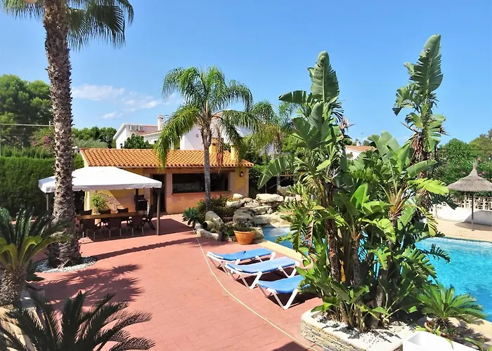 With Private Pool And Tennis Court 150 Metres From The Sea-villa El Olivo ヴィラ デニア