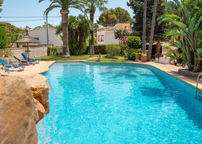 With Private Pool And Tennis Court 150 Metres From The Sea-villa El Olivo Villa Denia